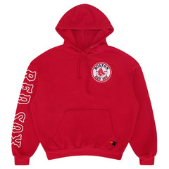 Red Boston Red Sox Aviator Nation x MLB Unisex Tri-Blend Pullover Hoodie