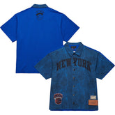 Mitchell & Ness New York Knicks x Purple Brand Button-Up Shooting Shirt
