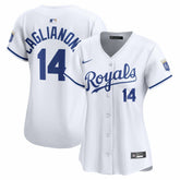 White Jac Caglianone Kansas City Royals Nike Women's Home Limited Player Jersey