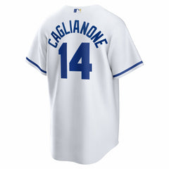 White Jac Caglianone Kansas City Royals Nike Youth Home Replica Jersey