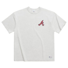 Heather Gray Atlanta Braves Madhappy x MLB Unisex Heavyweight T-Shirt