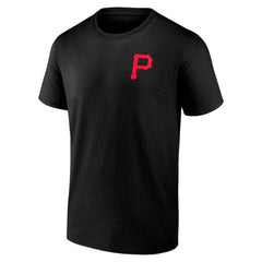 Black Pittsburgh Pirates Stranger Things Graphic T-Shirt