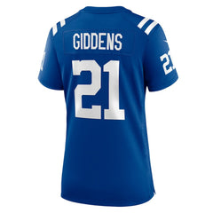 DJ Giddens Women's Team Game Jersey - Indianapolis Colts Jerseys