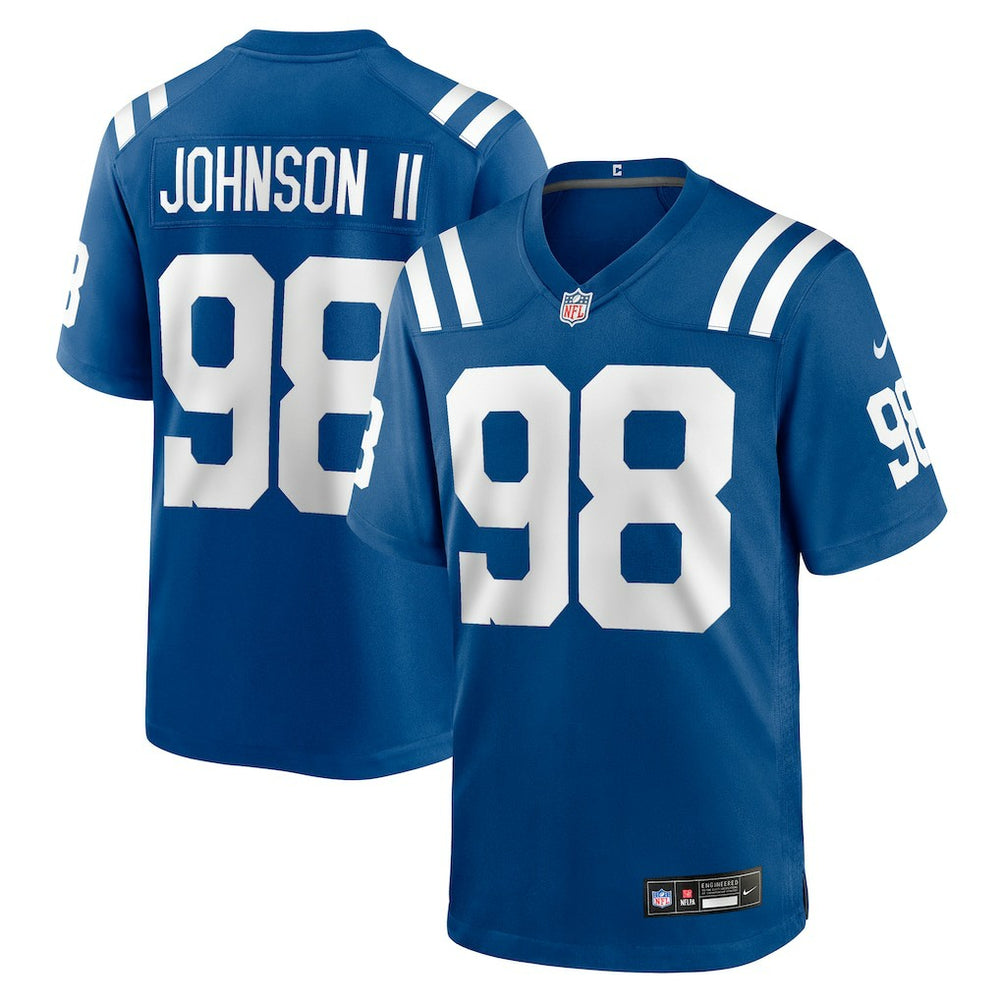 Eric Johnson II Team Game Jersey - Indianapolis Colts Jerseys