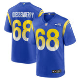 David Quessenberry Team Game Jersey - Los Angeles Rams Jerseys