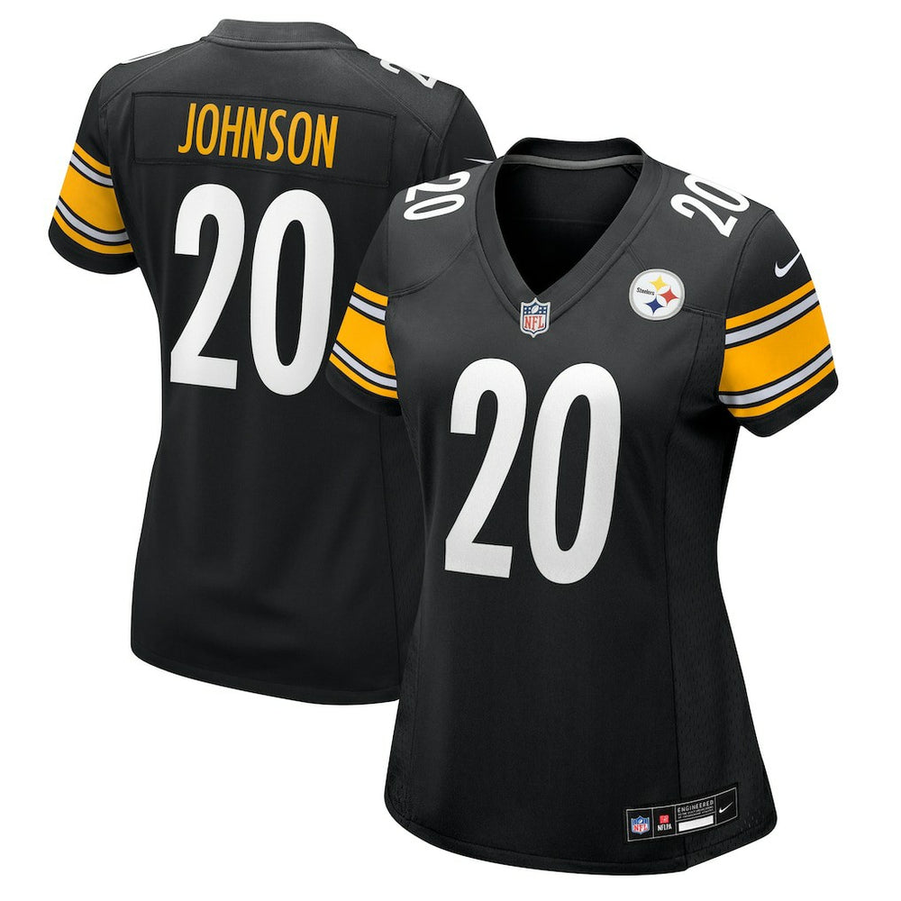 Kaleb Johnson Women's Team Game Jersey - Pittsburgh Steelers Jerseys