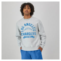 Reverse Weave Fleece Pullover Sweatshirt - Los Angeles Chargers Pullover