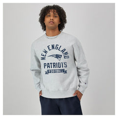 Reverse Weave Fleece Pullover Sweatshirt - New England Patriots Pullover