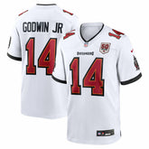 Chris Godwin Jr. 50th Season White Game Jersey - Tampa Bay Buccaneers Jerseys