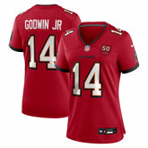 Chris Godwin Jr. Women's 50th Season Team Game Jersey - Tampa Bay Buccaneers Jerseys
