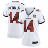 Chris Godwin Jr. Women's 50th Season White Game Jersey - Tampa Bay Buccaneers Jerseys