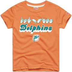 Homage Youth Love Sign x ASL 2.0 Tri-Blend T-Shirt - Miami Dolphins T-shirts