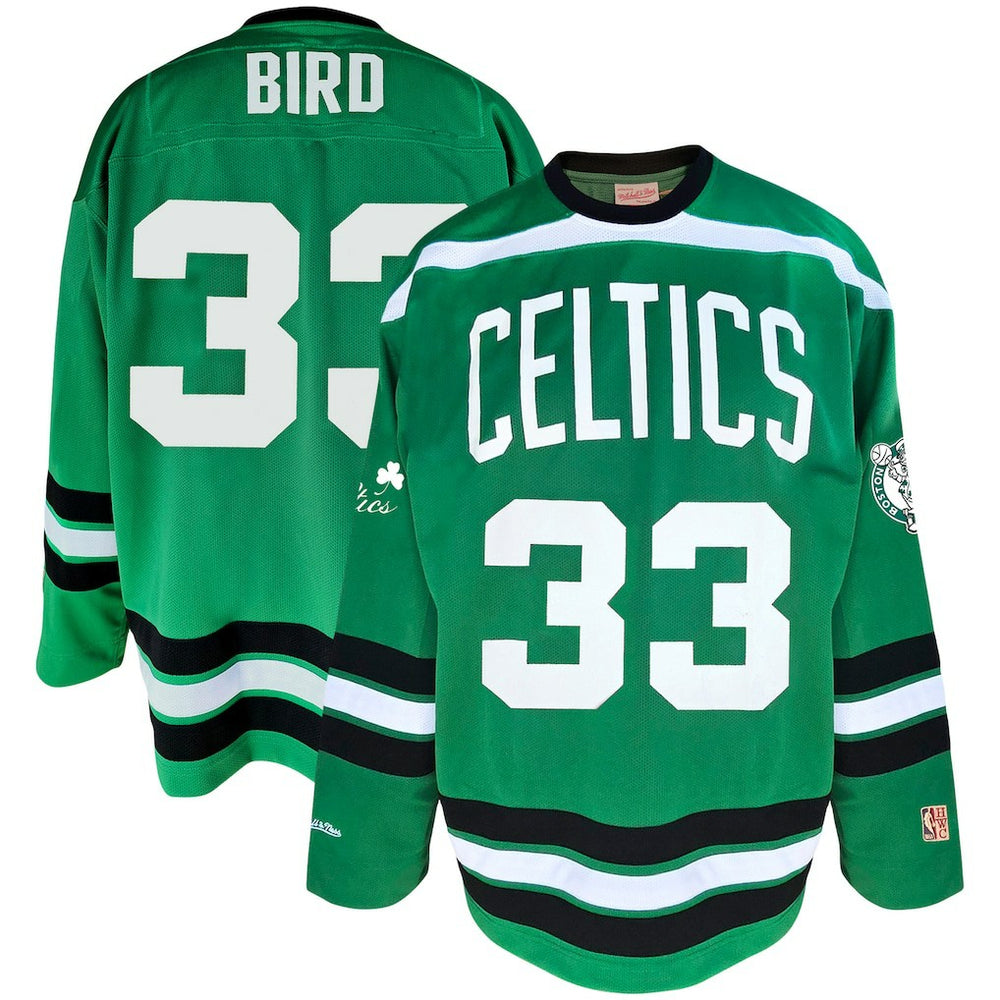 Mitchell & Ness Larry Bird Boston Celtics Big & Tall NBA Hockey Jersey