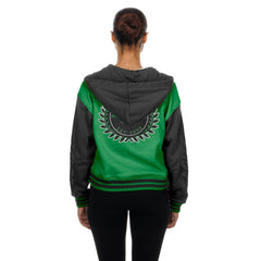 Women's Throwback Full-Snap Hooded Jacket - Philadelphia Eagles Jackets