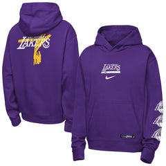 Nike Los Angeles Lakers Youth Courtside Club Premiere Hoodie