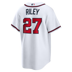 White Austin Riley Atlanta Braves Nike Home Replica Jersey