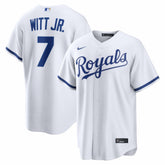 White Bobby Witt Jr. Kansas City Royals Nike Home Replica Jersey