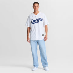 White Enrique Hernández Los Angeles Dodgers Nike Home Replica Jersey