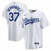 White Teoscar Hernández Los Angeles Dodgers Nike Home Replica Jersey