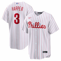 White Bryce Harper Philadelphia Phillies Nike Home Replica Jersey