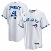 White George Springer Toronto Blue Jays Nike Home Replica Jersey