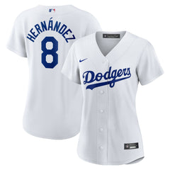 White Enrique Hernández Los Angeles Dodgers Nike Women's Home Replica Jersey