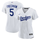 White Freddie Freeman Los Angeles Dodgers Nike Women's Home Replica Jersey