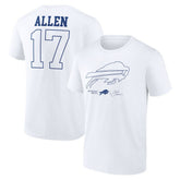 Josh Allen Tonal Name & Number T-Shirt - Buffalo Bills T-shirts