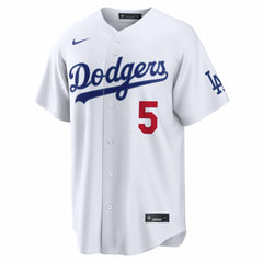 White Freddie Freeman Los Angeles Dodgers Nike Home Stadium Jersey
