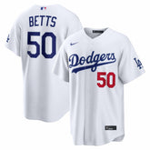 White Mookie Betts Los Angeles Dodgers Nike Home Stadium Jersey