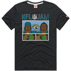 Travis Hunter Homage Unisex NFL Jam Tri-Blend T-Shirt - Jacksonville Jaguars T-shirts