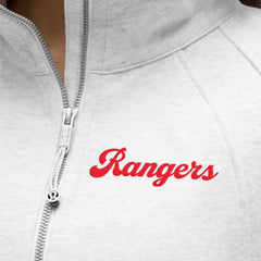 NHL New York Rangers lululemon Women's Long Scuba Oversized Half-Zip Funnel Neck