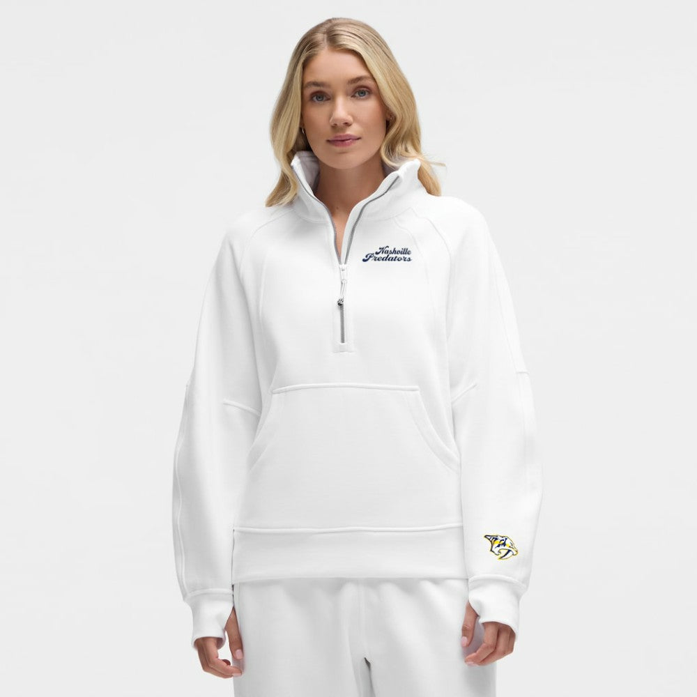 NHL Nashville Predators lululemon Women's Long Scuba Oversized Half-Zip Funnel Neck