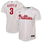 White Bryce Harper Philadelphia Phillies Nike Youth Home Replica Player Jersey