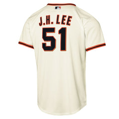 Cream Jung Hoo Lee San Francisco Giants Nike Youth Home Replica Player Jersey
