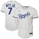 White Bobby Witt Jr. Kansas City Royals Nike Youth Home Replica Player Jersey