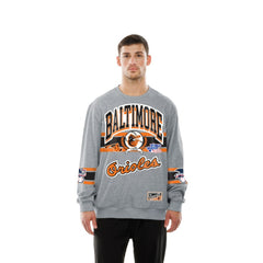 Gray Baltimore Orioles New Era Sport Classics Sweatshirt
