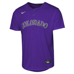 Purple Kris Bryant Colorado Rockies Nike Youth Alternate Replica Jersey