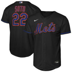 Black Juan Soto New York Mets Nike Youth Alternate Replica Jersey