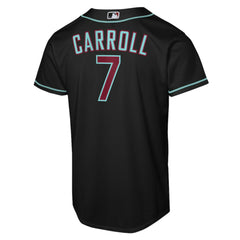 Black Corbin Carroll Arizona Diamondbacks Nike Youth Alternate Replica Jersey