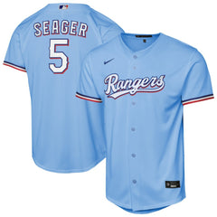 Light Blue Corey Seager Texas Rangers Nike Youth Alternate Replica Jersey