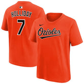 Orange Jackson Holliday Baltimore Orioles Nike Youth Name & Number T-Shirt