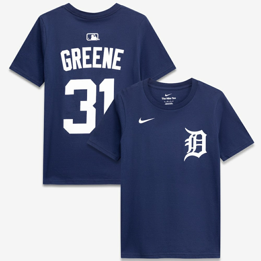 Navy Riley Greene Detroit Tigers Nike Youth Name & Number T-Shirt