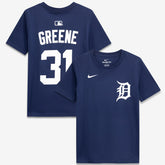 Navy Riley Greene Detroit Tigers Nike Youth Name & Number T-Shirt