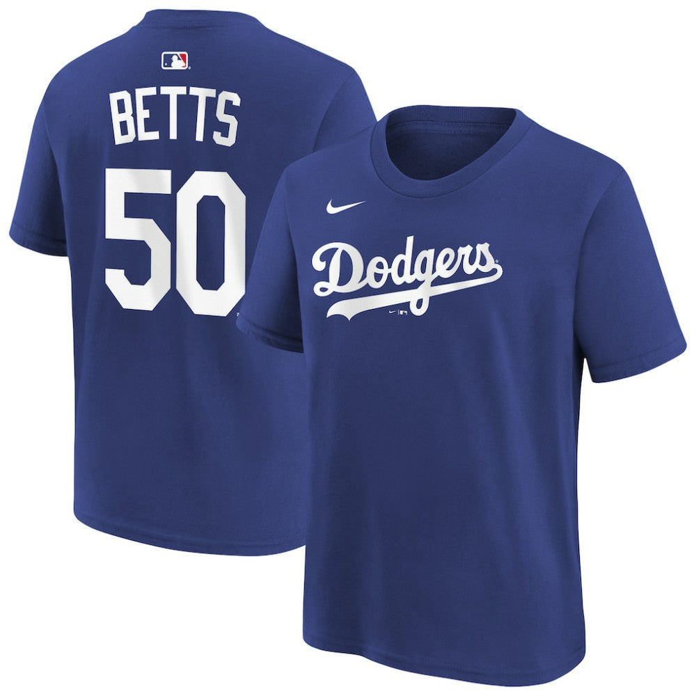 Royal Mookie Betts Los Angeles Dodgers Nike Youth Name & Number T-Shirt