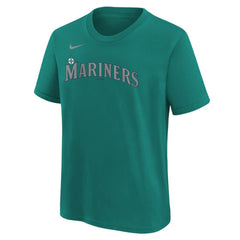 Teal Cal Raleigh Seattle Mariners Nike Youth Name & Number T-Shirt