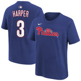 Royal Bryce Harper Philadelphia Phillies Nike Youth Name & Number T-Shirt