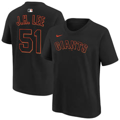 Black Jung Hoo Lee San Francisco Giants Nike Youth Name & Number T-Shirt