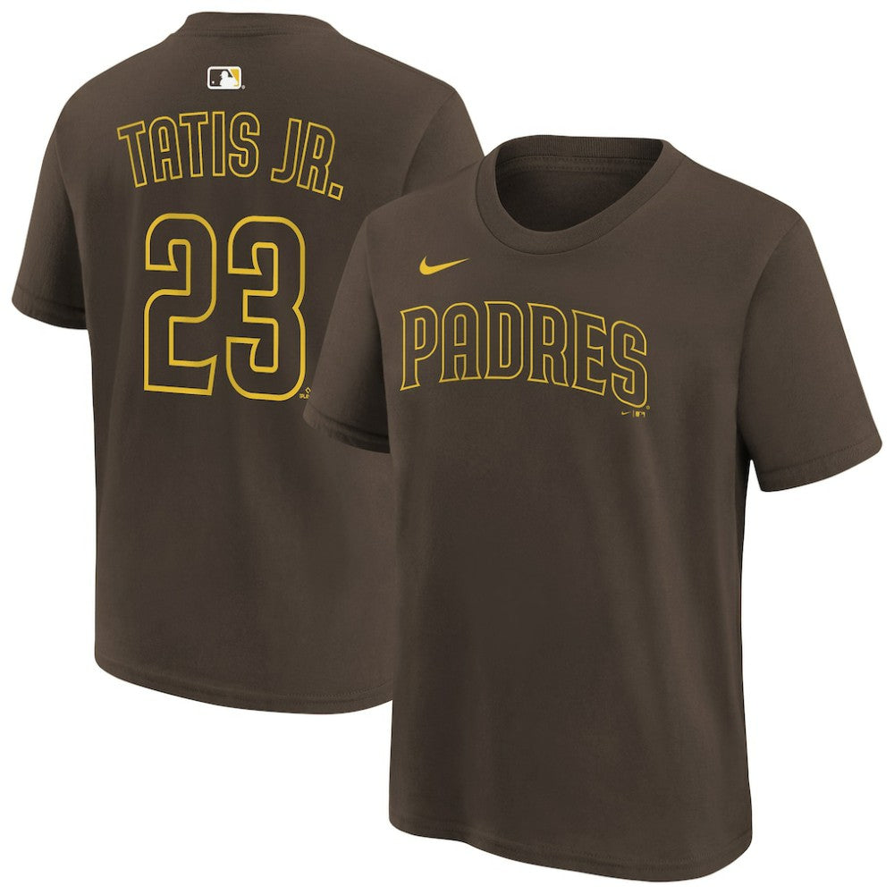 Brown Fernando Tatis Jr. San Diego Padres Nike Youth Name & Number T-Shirt