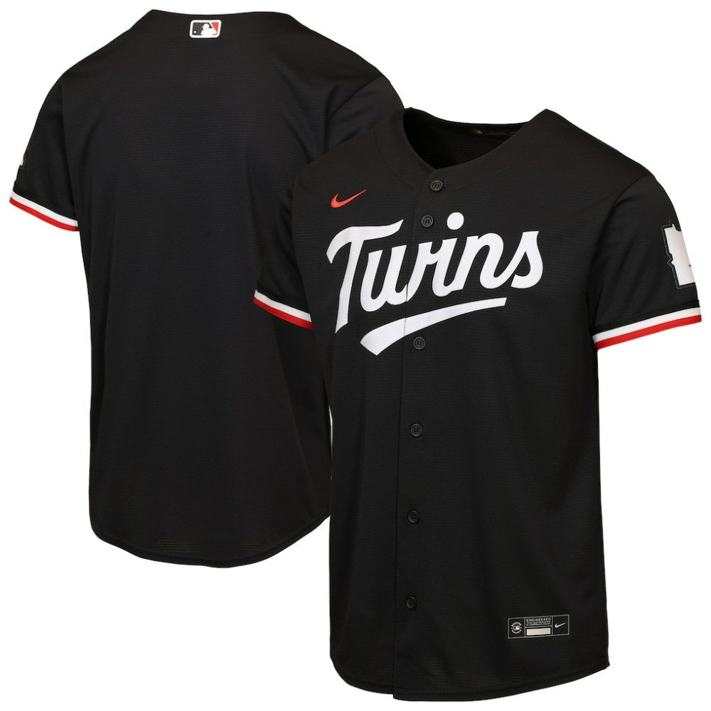 Black Minnesota Twins Nike Youth Alternate 2 Stadium Jersey